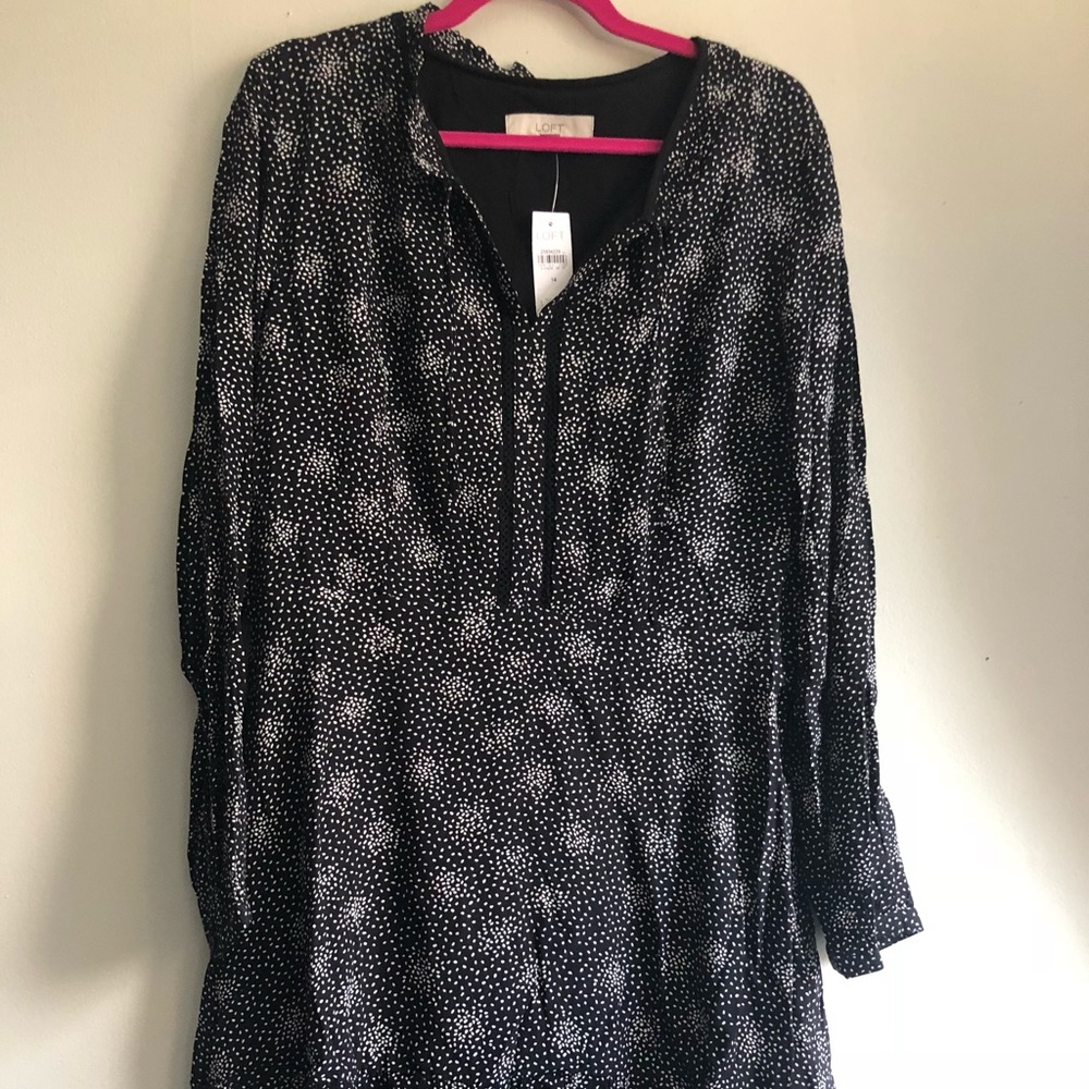 Loft BNWT Dot Dress